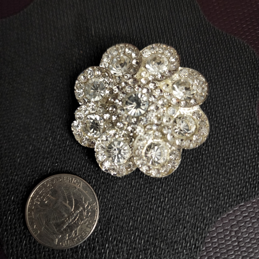Rhinestone Brooch